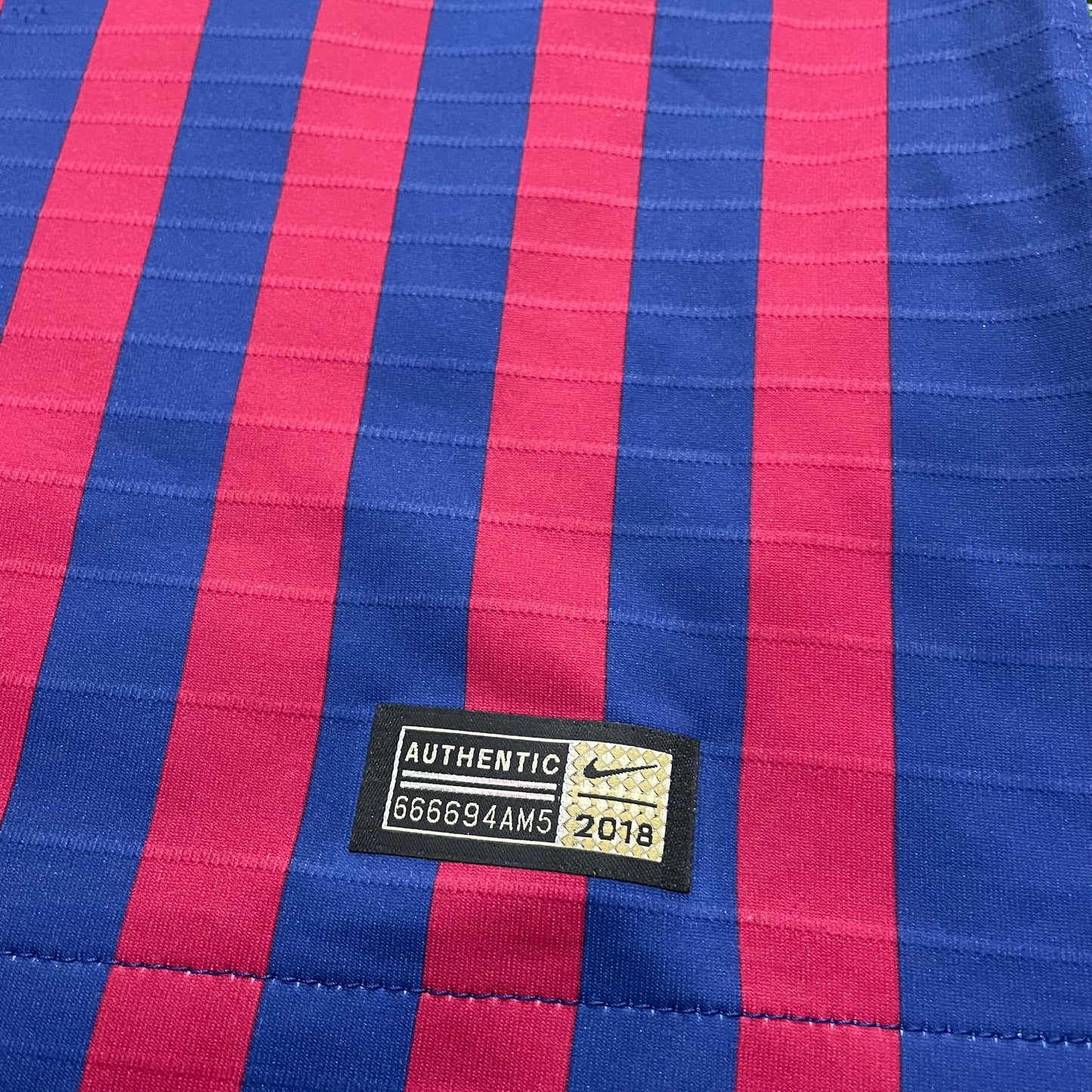 <tc>2018-2019 FC Barcelona Player Issue camiseta local #8 Iniesta (M)</tc>