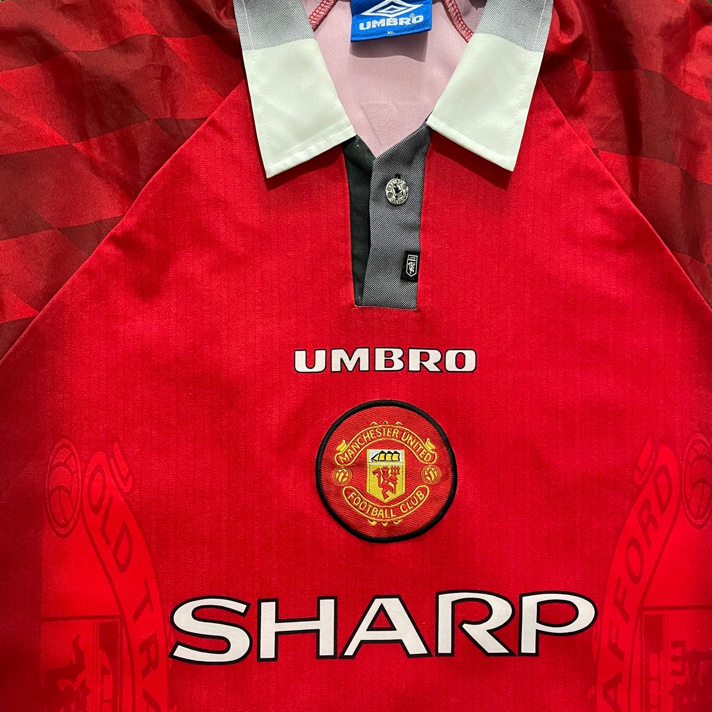 <tc>1996-1997 Manchester United FC camiseta local #10 Beckham (XL)</tc>