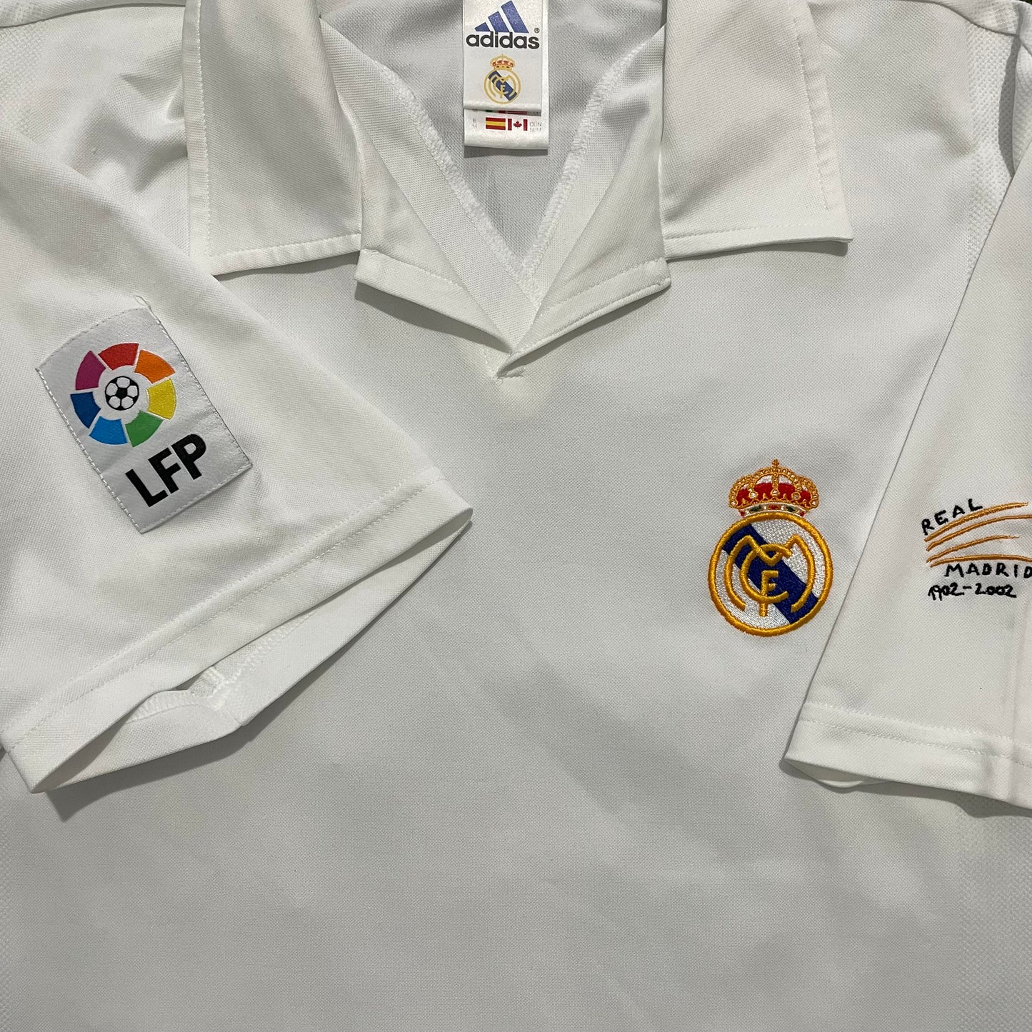 2001-2002 Centenary Real Madrid CF home shirt #5 Zidane (M)