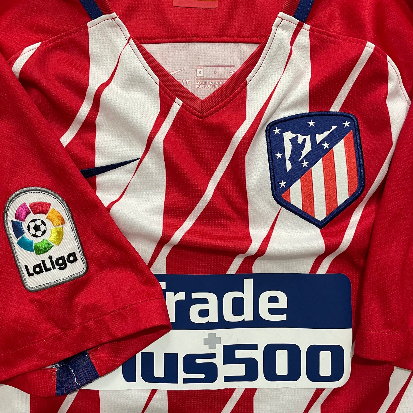 <tc>2017-2018 Atlético de Madrid camiseta local #6 Koke (S)</tc>