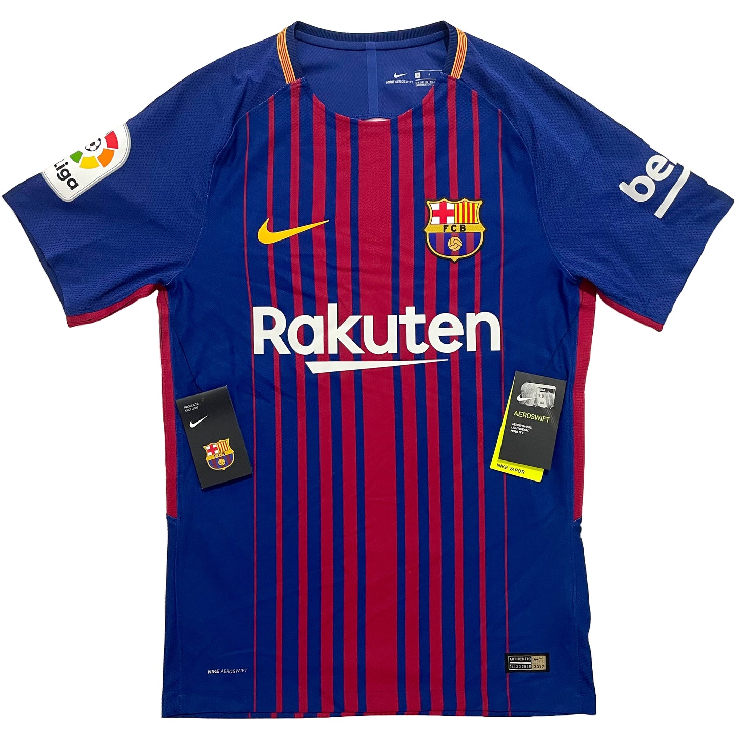 <tc>2017-2018 FC Barcelona camiseta local versión match #10 Messi (S)</tc>