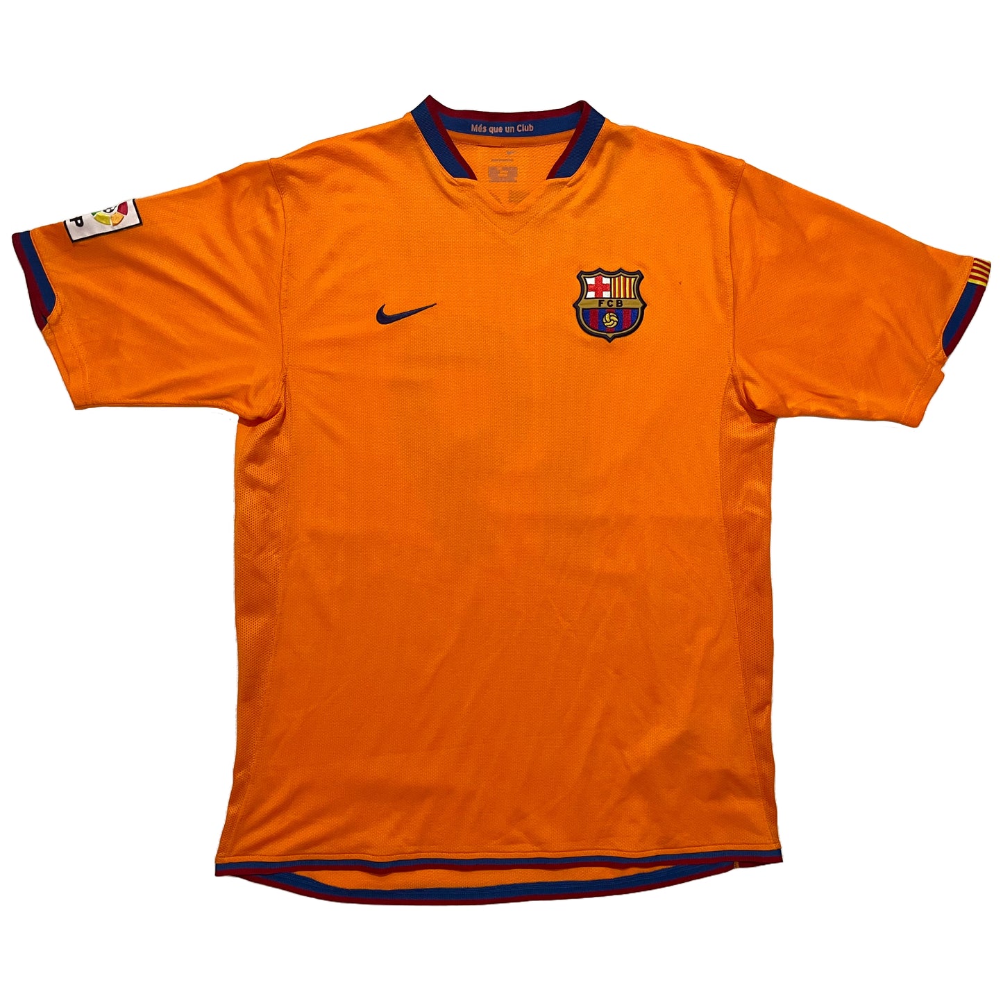 2006-2007 FC Barcelona away shirt #19 Messi (L)