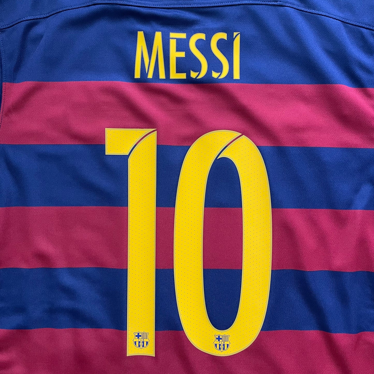 2015-2016 FC Barcelona home shirt #10 Messi (XL)