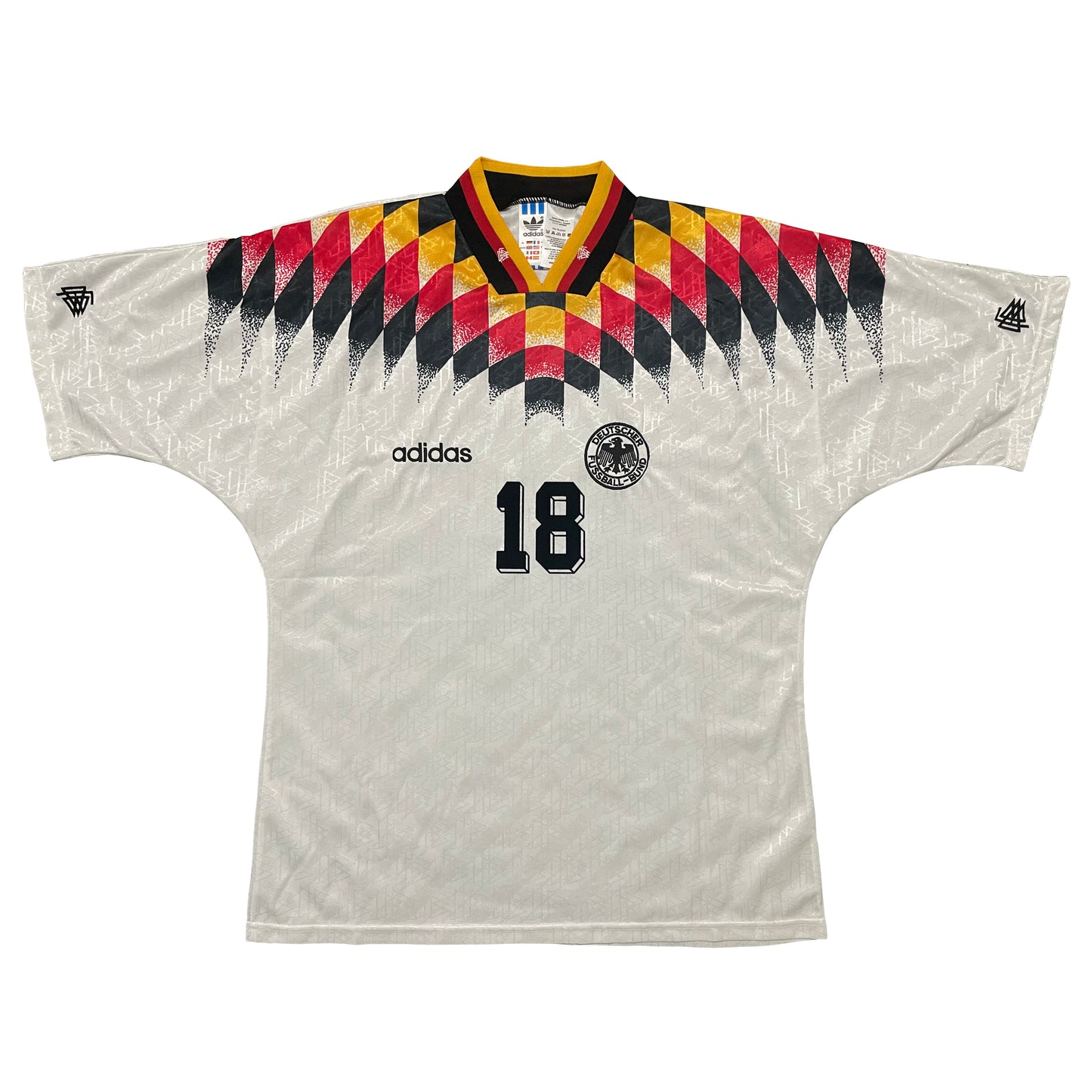 <tc>1994 Mundial Alemania camiseta local #18 Klinsmann (XL)</tc>