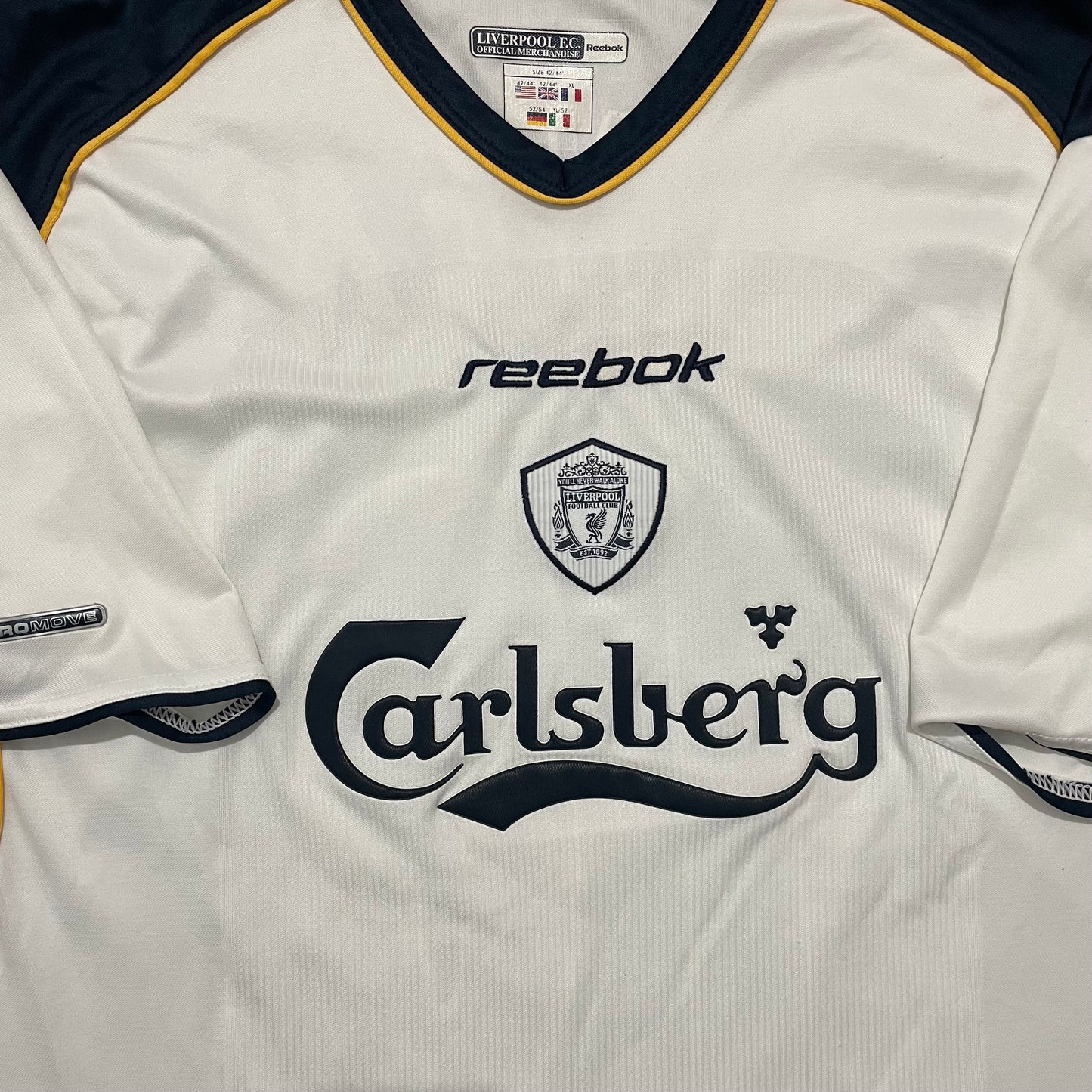 <tc>2001-2002 Liverpool FC camiseta visitante #10 Owen (XL)</tc>