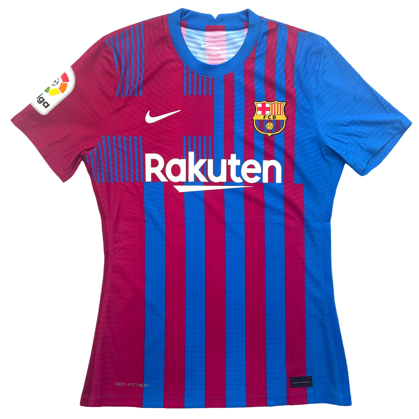 2021-2022 FC Barcelona Player Issue home shirt #4 Araujo (L)