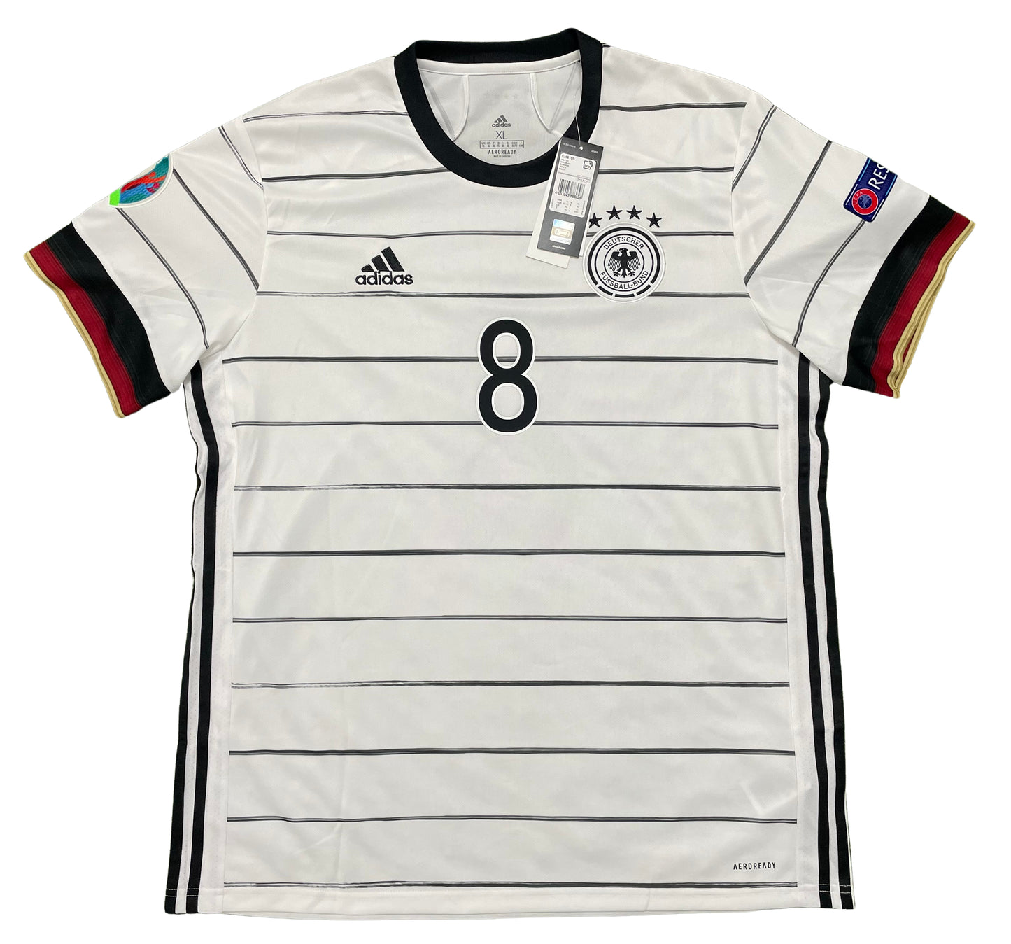 <tc>2020 Eurocopa Alemania camiseta local #8 Kroos (XL)</tc>