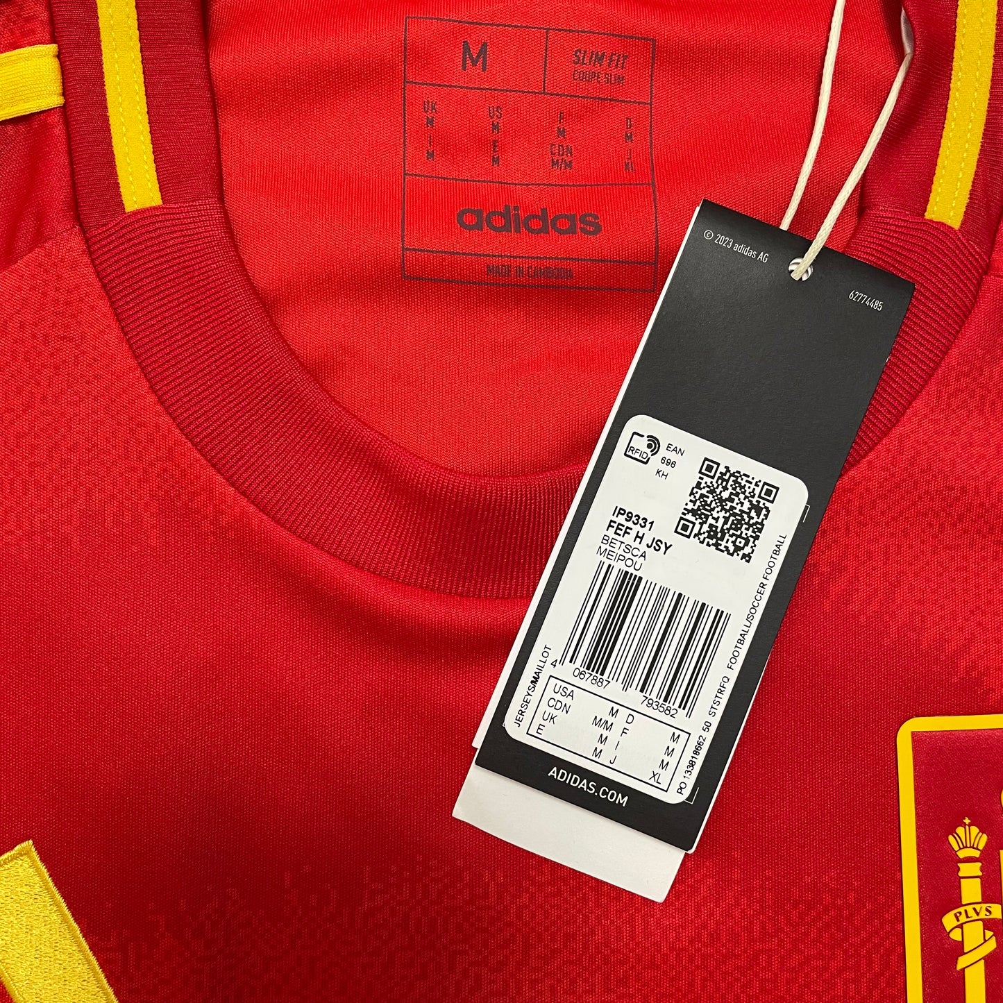2024 Euro Spain home shirt #19 Lamine Yamal (M, L, XL)