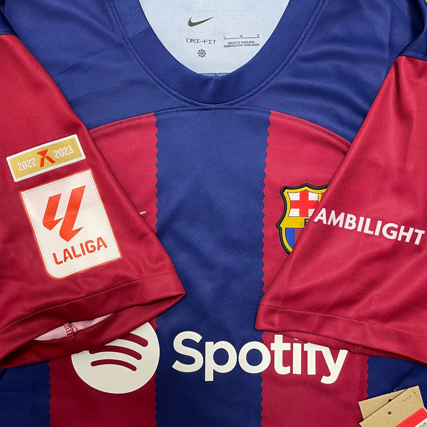 <tc>2023-2024 FC Barcelona camiseta local #27 Lamine Yamal (S)</tc>