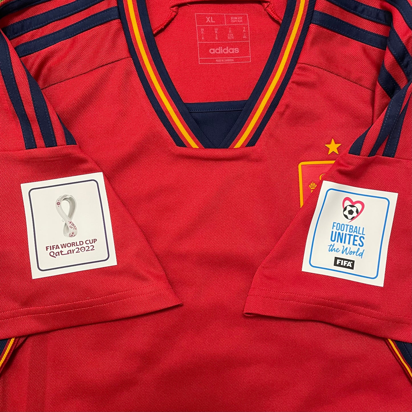 2022 World Cup Spain home shirt (XL)