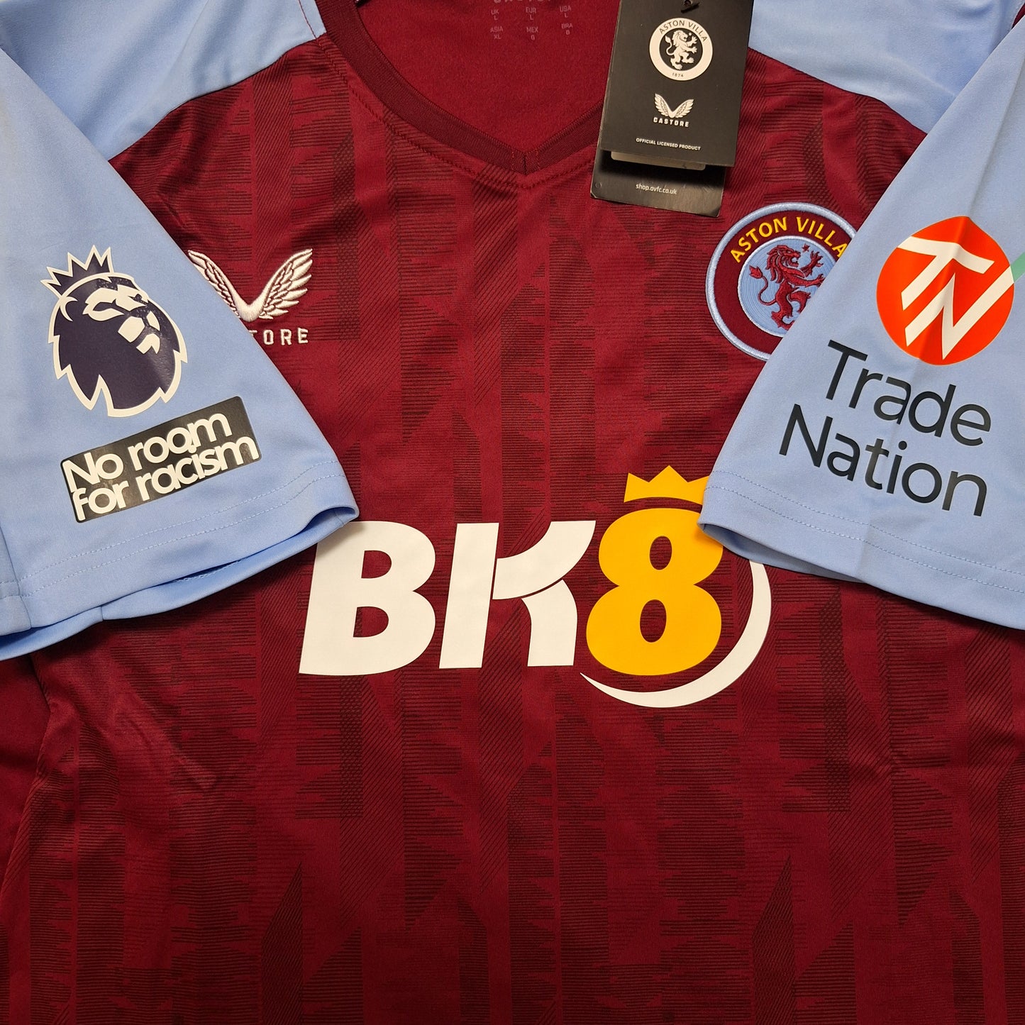 2023-2024 Aston Villa FC home shirt #11 Watkins (L)