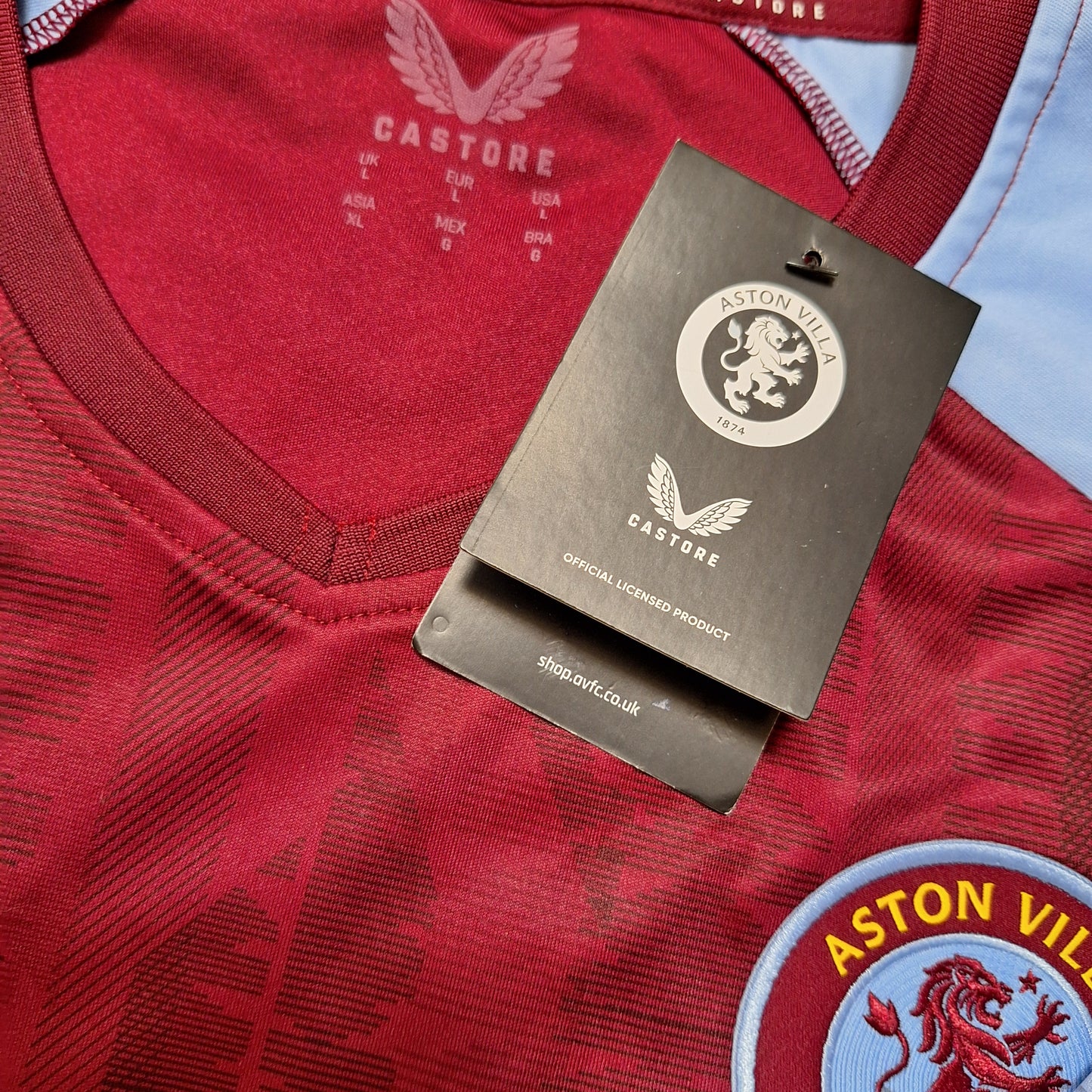 2023-2024 Aston Villa FC home shirt #11 Watkins (L)