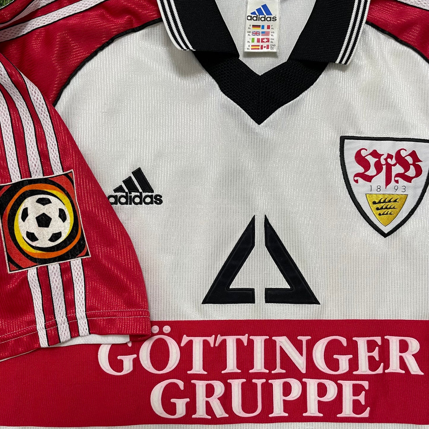 <tc>1998-1999 VfB Stuttgart camiseta local #12 Keller(XL)</tc>