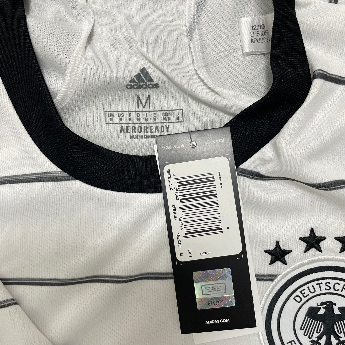 2020 Euro Germany home shirt (M)