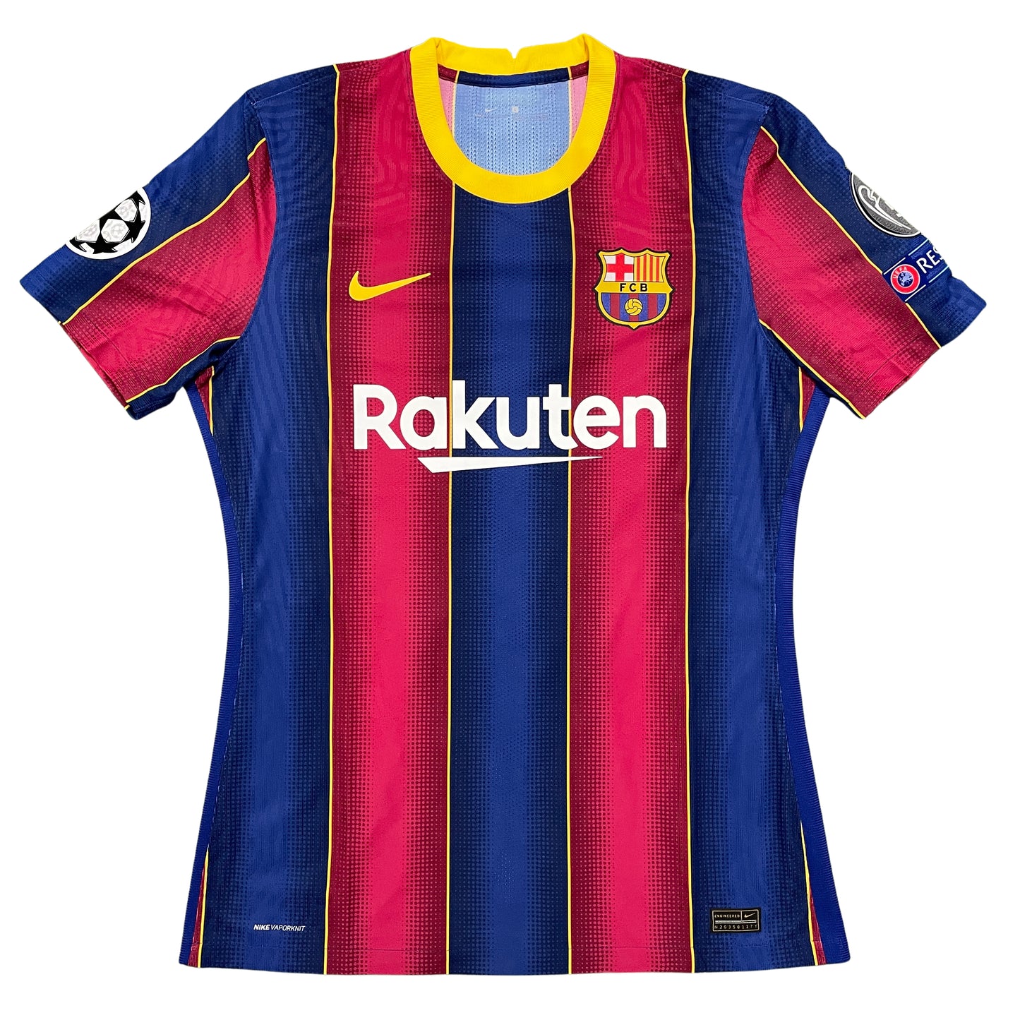 2020-2021 FC Barcelona Player Issue home shirt #10 Messi (L)