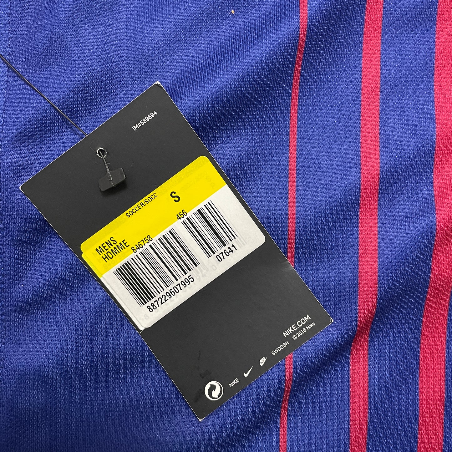 2017-2018 FC Barcelona home shirt #3 Piqué (S)