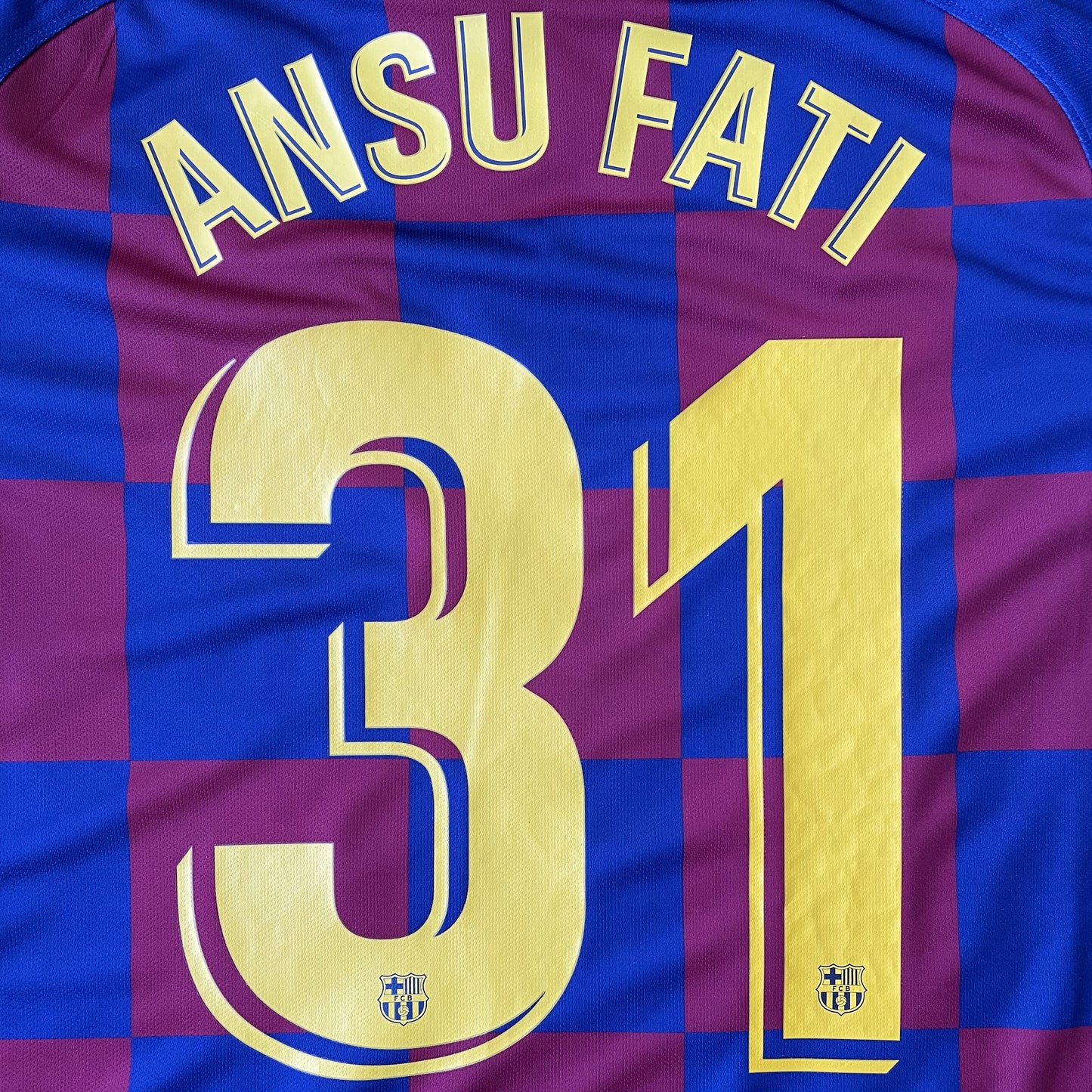 <tc>2019-2020 FC Barcelona camiseta local #31 Ansu Fati (S, XL)</tc>