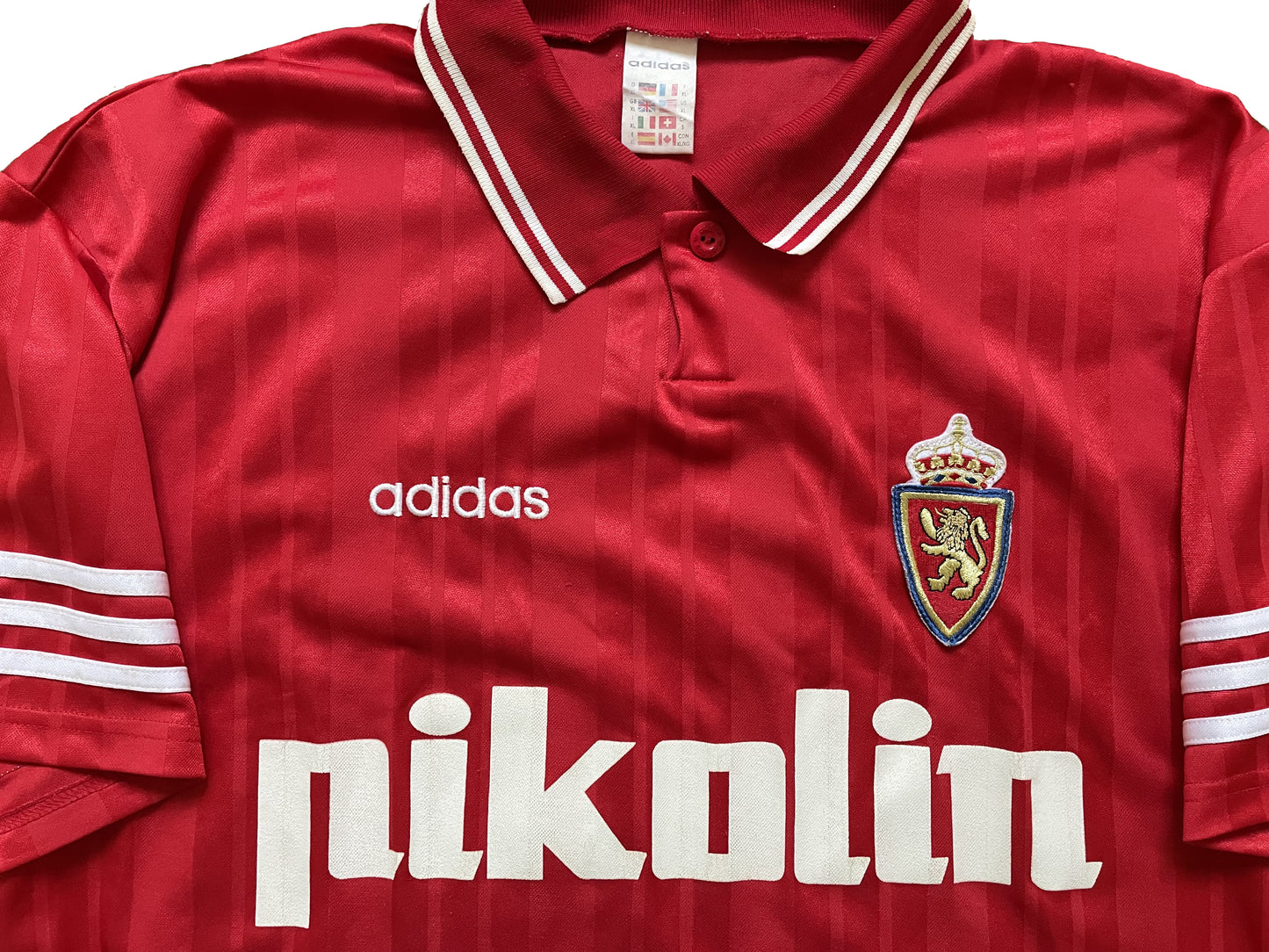 <tc>1995-1996 Real Zaragoza camiseta visitante (XL)</tc>
