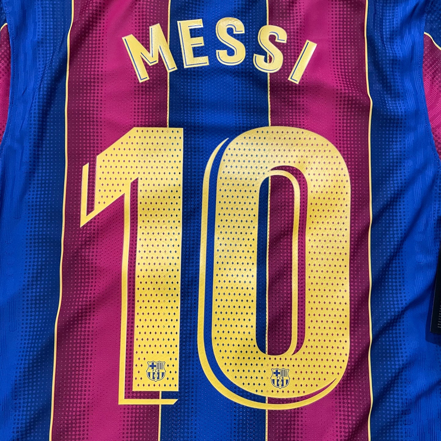 2020-2021 FC Barcelona home match shirt #10 Messi (S)