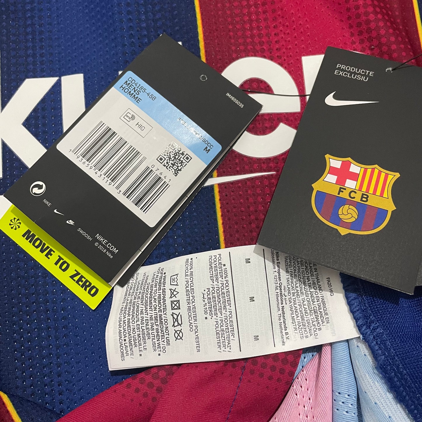 2020-2021 FC Barcelona home match shirt #10 Messi (S)