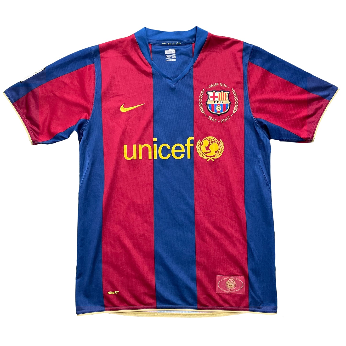 <tc>2007-2008 FC Barcelona camiseta local #14 Henry (M)</tc>