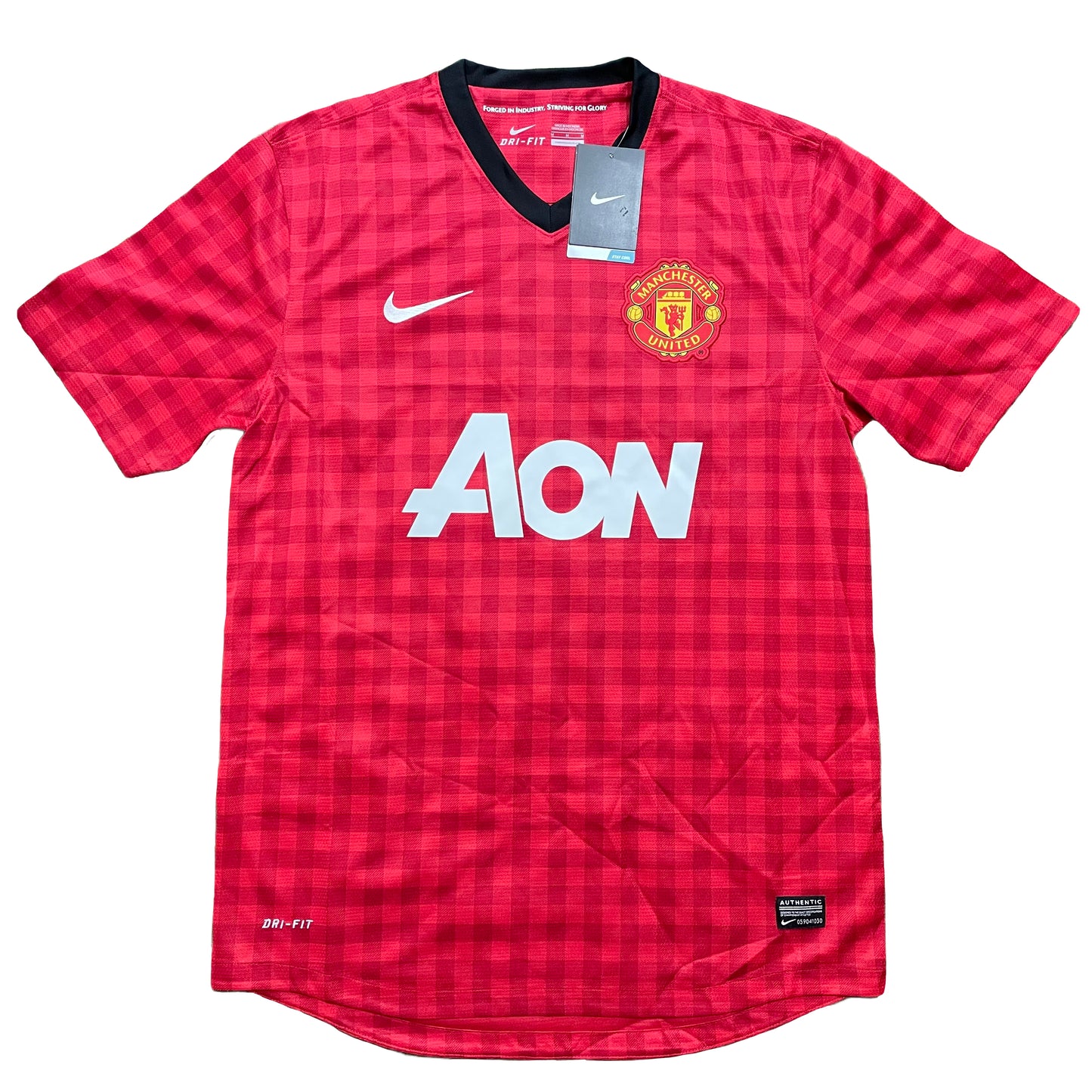 2012-2013 Manchester United FC home shirt #10 Rooney (M)