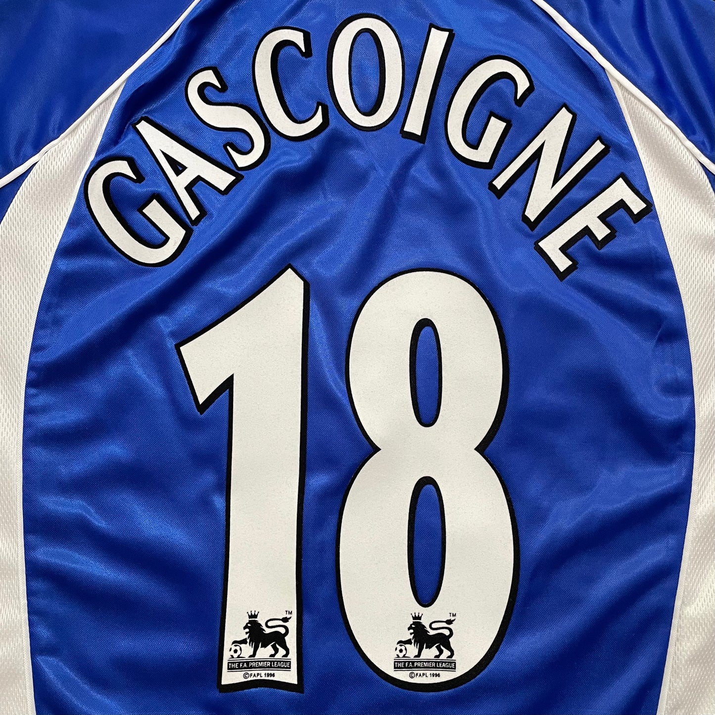 2000-2002 Everton FC home shirt #18 Gascoigne (L)