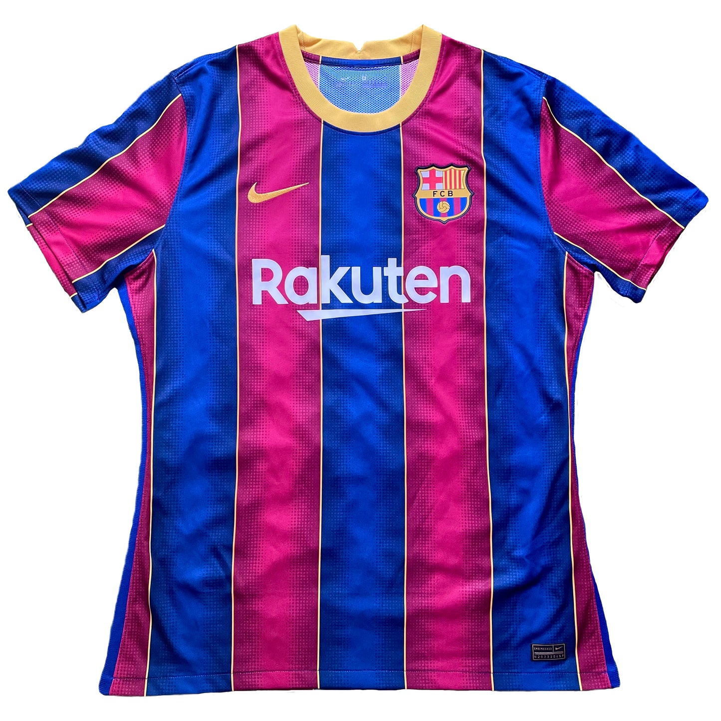 <tc>2020-2021 FC Barcelona camiseta local player issue de categorías inferiores (XL)</tc>