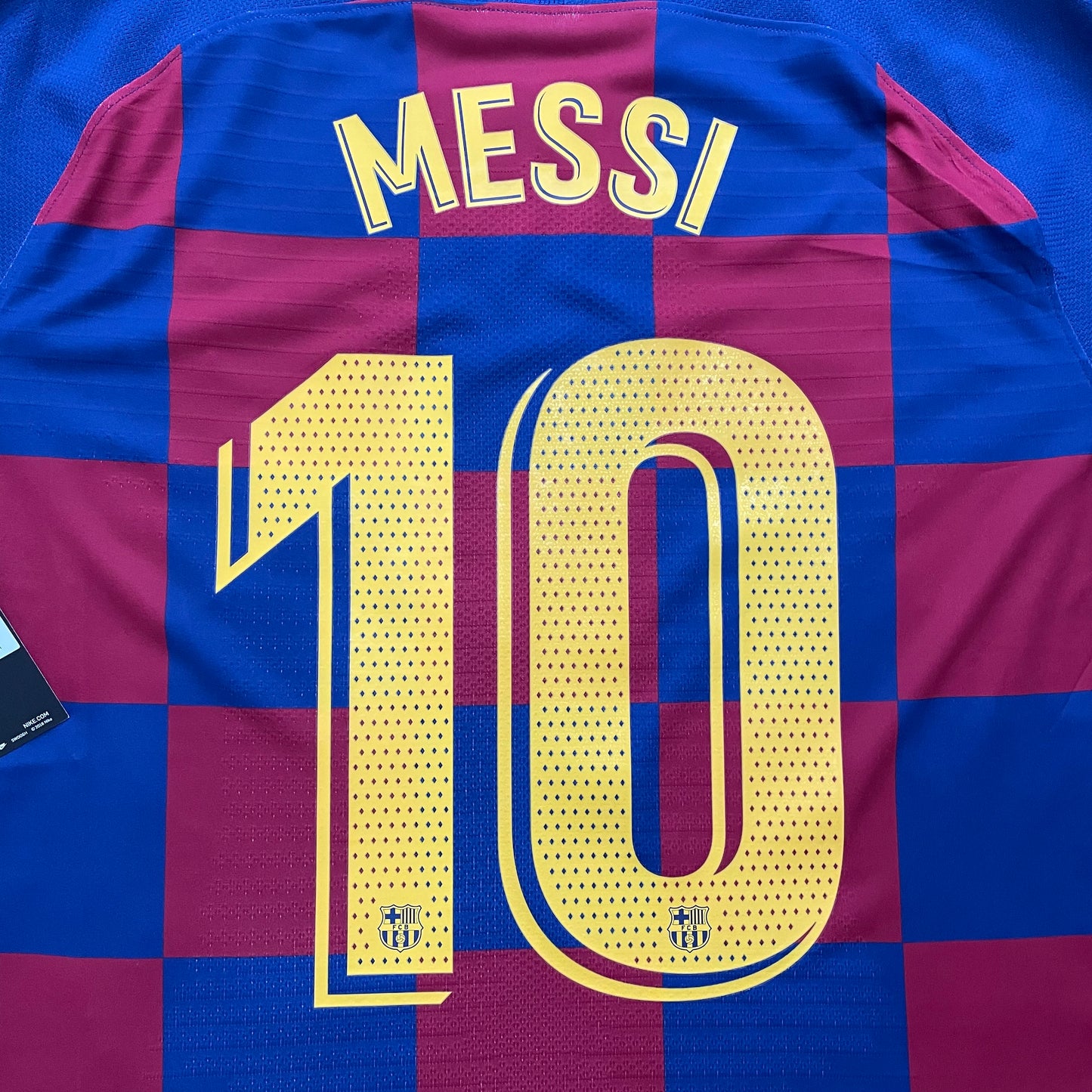 2019-2020 FC Barcelona Player Issue home shirt #10 Messi (XL)