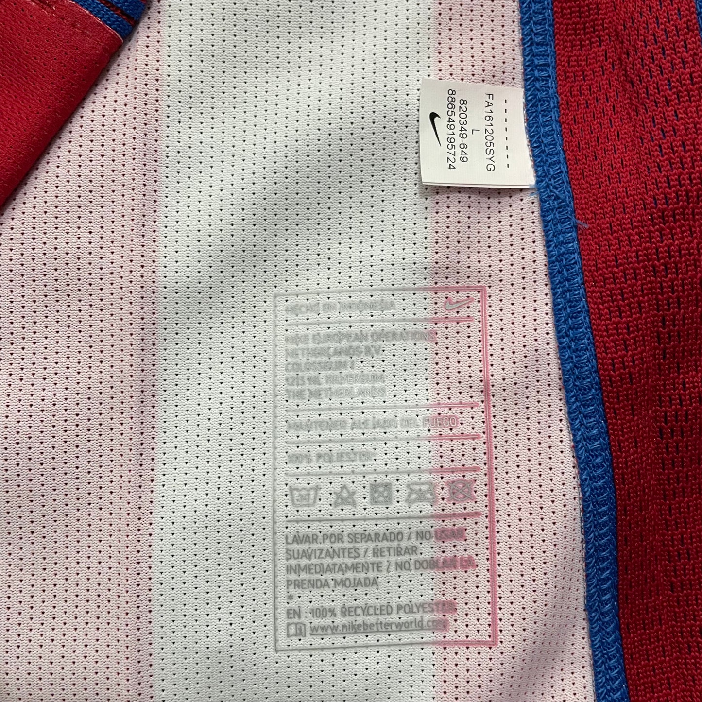<tc>2016-2017 Atlético de Madrid camiseta local Match Issue Champions League #9 Torres (L)</tc>