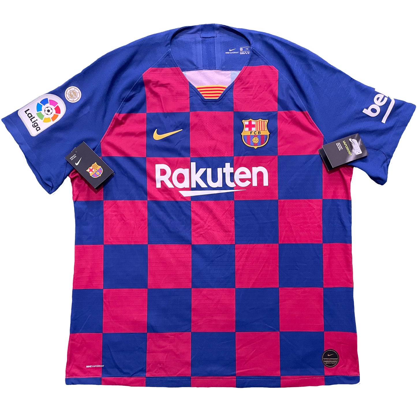<tc>2019-2020 FC Barcelona camiseta local versión match #3 Piqué (XXL)</tc>