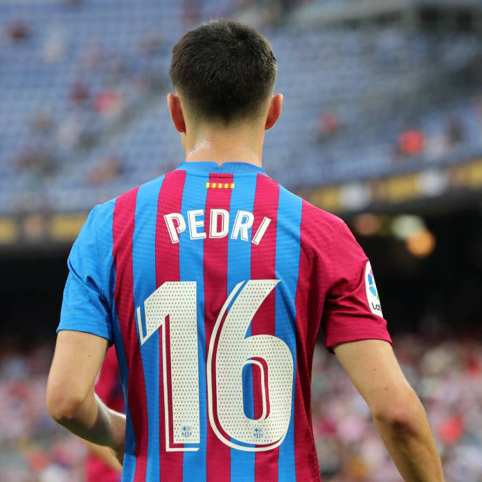 2021-2022 FC Barcelona Player Issue home shirt #16 Pedri (M)