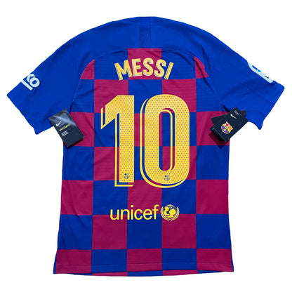 2019-2020 FC Barcelona camiseta local versión match #10 Messi (S, XXL)
