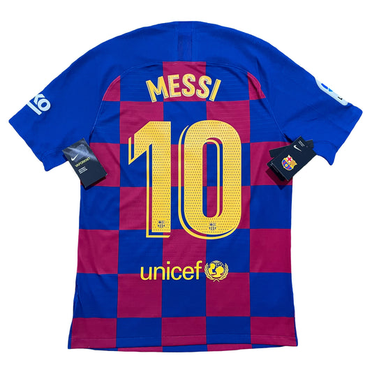 <tc>2019-2020 FC Barcelona camiseta local versión match #10 Messi (S, M, XXL)</tc>