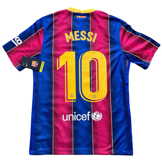 2020-2021 FC Barcelona home shirt #10 Messi (Youth M, Youth L, Youth XL)