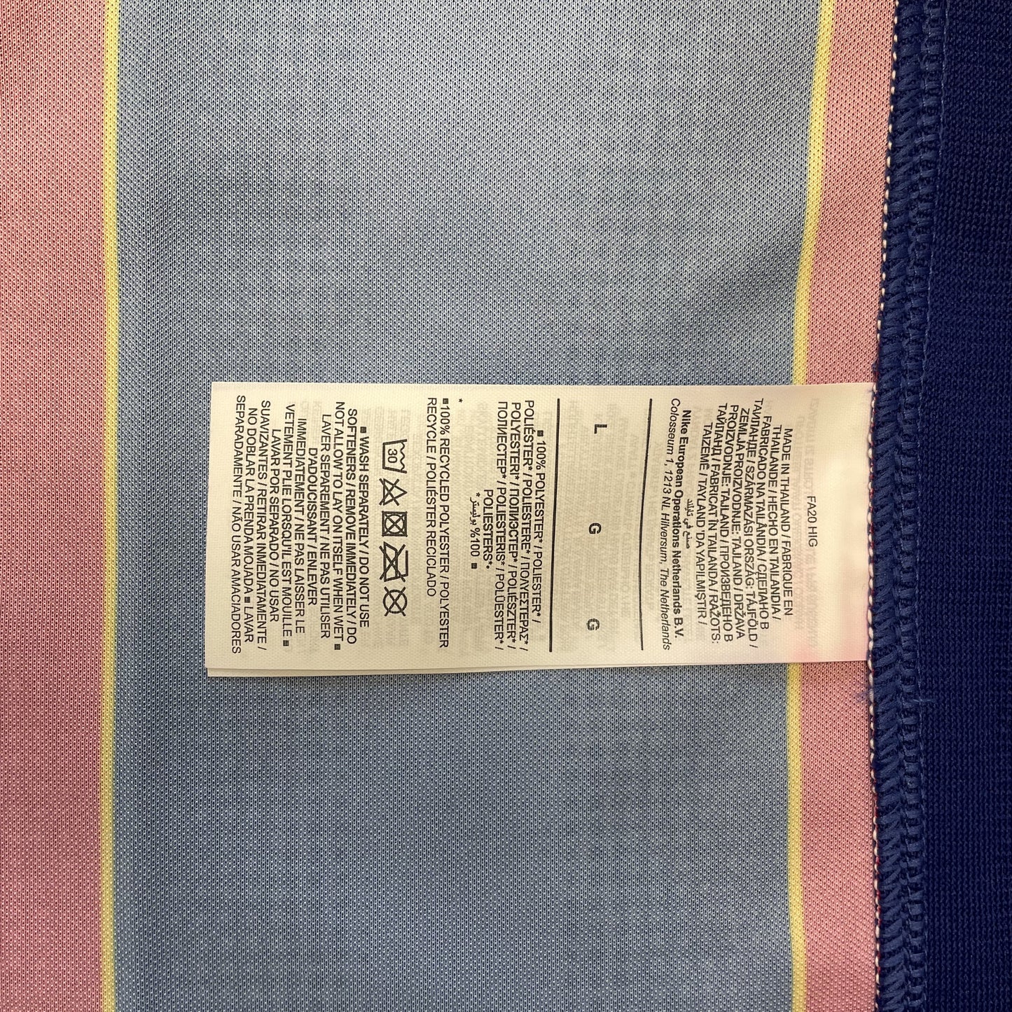 2020-2021 FC Barcelona home shirt #10 Messi (Tribute Number) (M)