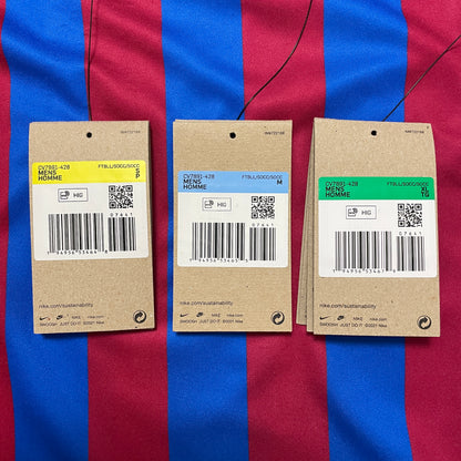 2021-2022 FC Barcelona home shirt #16 Pedri (S, XL)