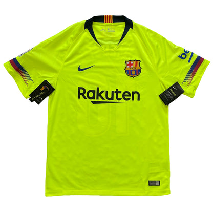 2018-2019 FC Barcelona camiseta visitante #10 Messi (S)