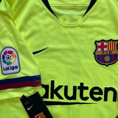 2018-2019 FC Barcelona camiseta visitante #10 Messi (S)