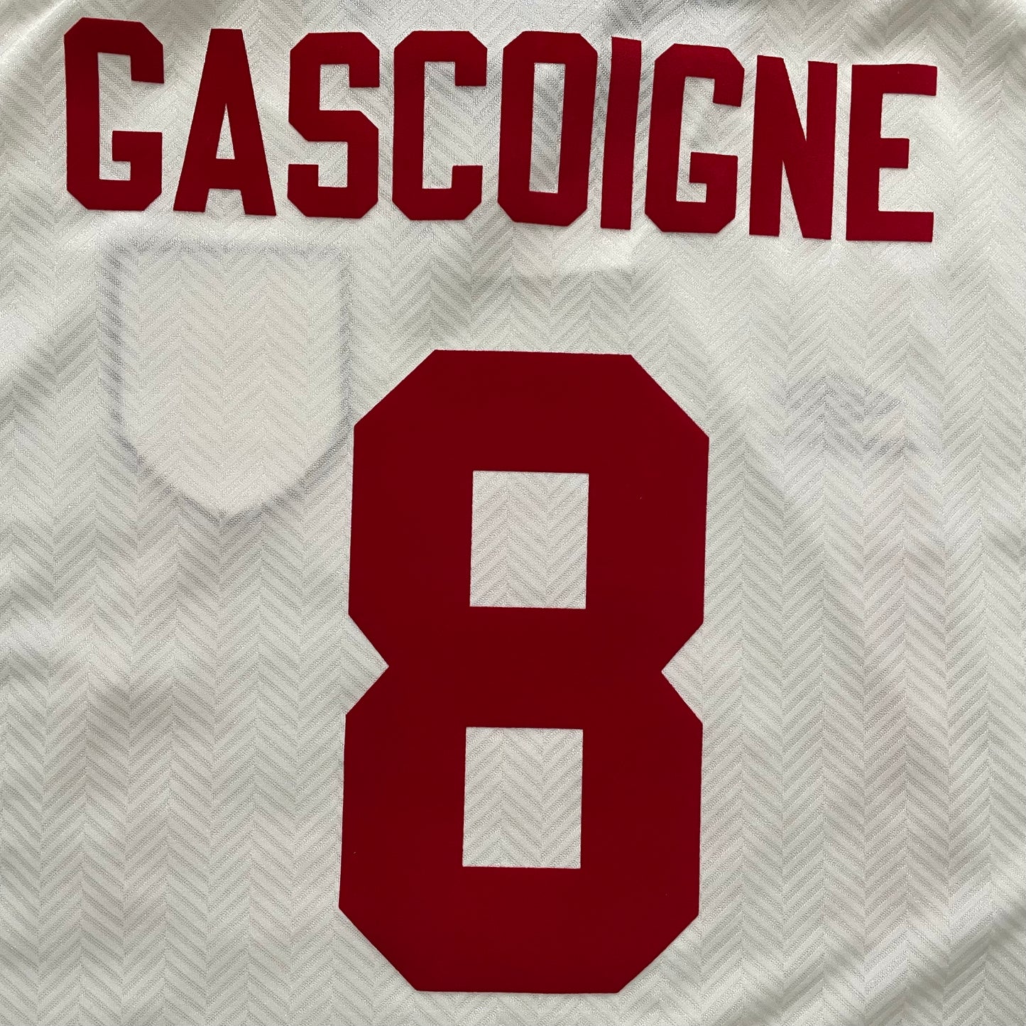 1993-1995 Inglaterra camiseta local #8 Gascoigne (L)