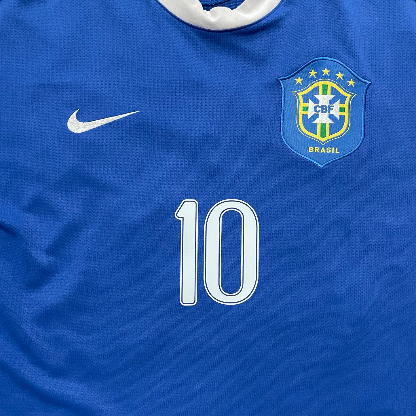 2006 World Cup Brazil away shirt #10 Ronaldinho (L)