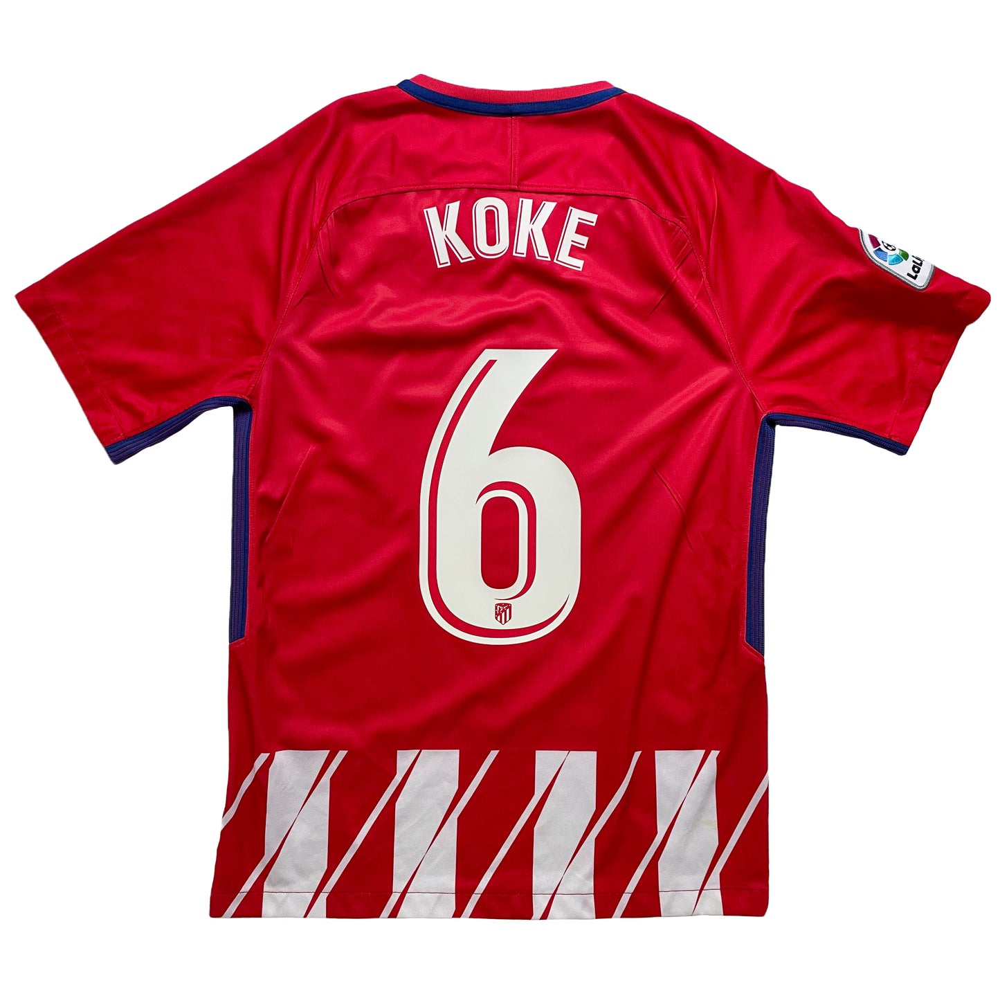 <tc>2017-2018 Atlético de Madrid camiseta local #6 Koke (S)</tc>