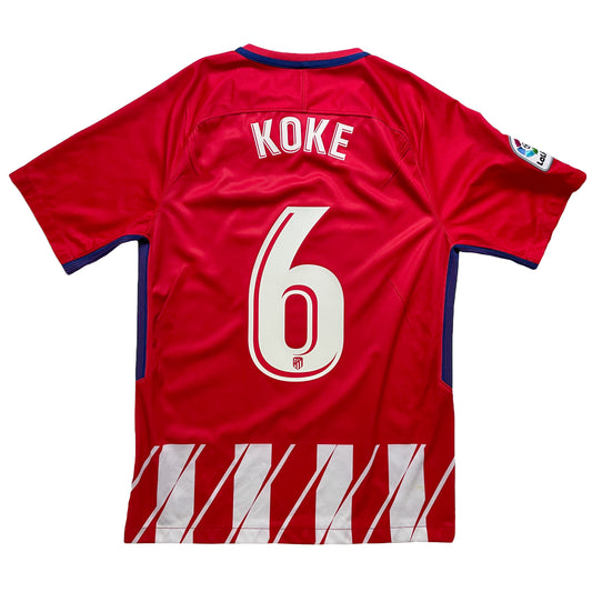 2017-2018 Atlético de Madrid home shirt #6 Koke (S)