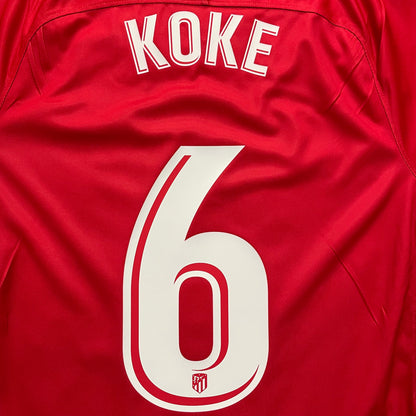 2017-2018 Atlético de Madrid home shirt #6 Koke (S)