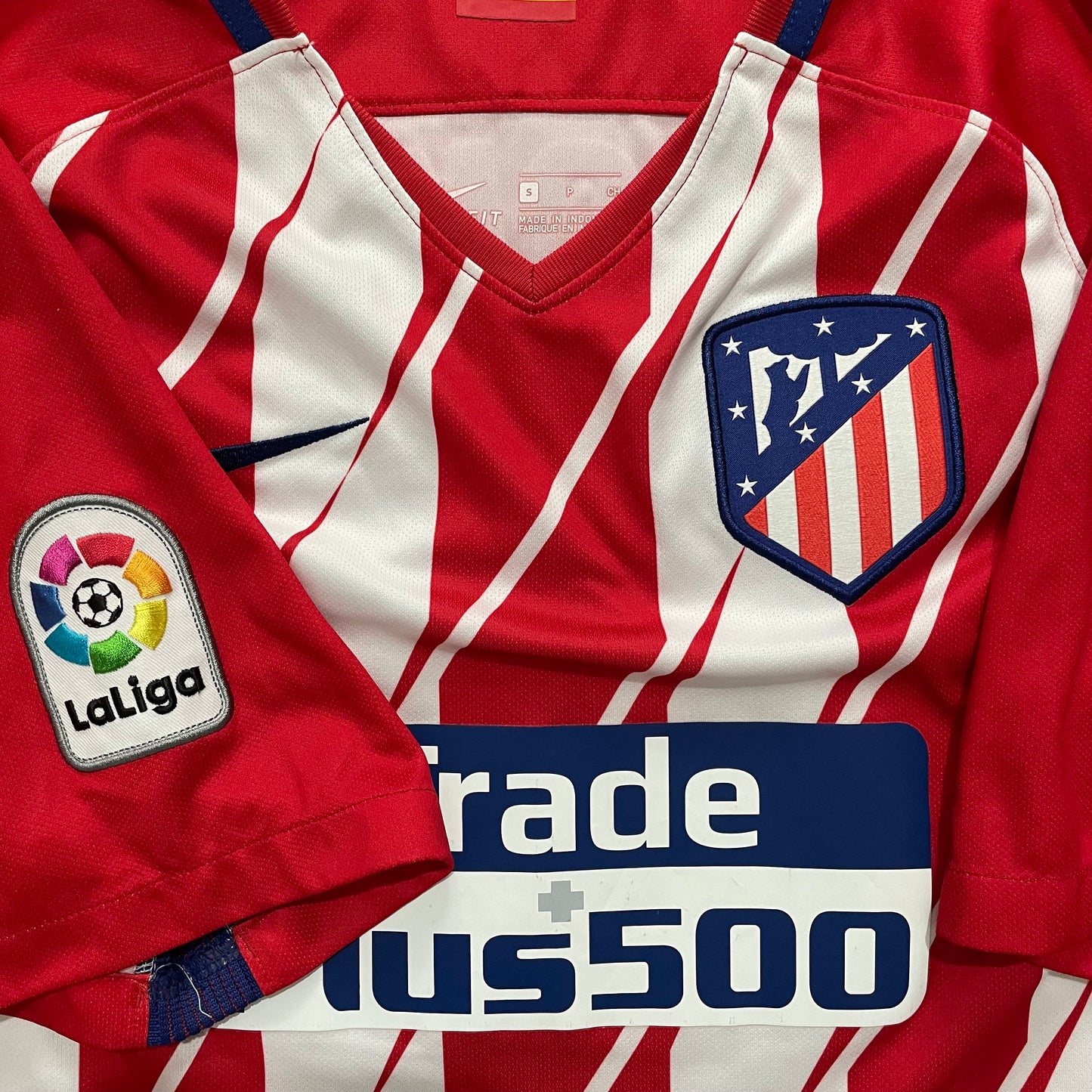 2017-2018 Atlético de Madrid home shirt #6 Koke (S)