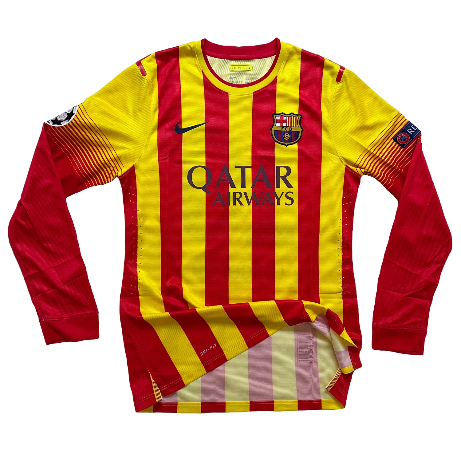 2013-2014 FC Barcelona Player Issue away shirt #10 Messi (L