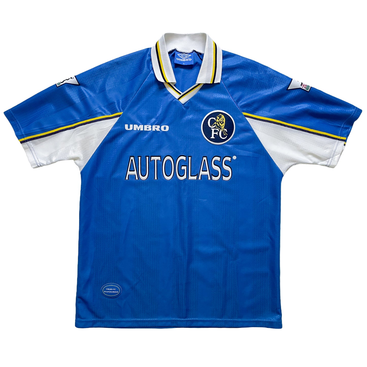 <tc>1997-1999 Chelsea FC camiseta local #25 Zola (M)</tc>