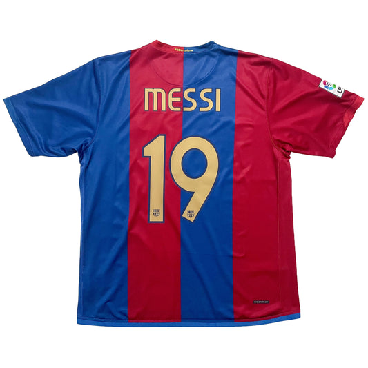 2006-2007 FC Barcelona home shirt #19 Messi (XL)