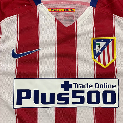 2015-2016 Atlético de Madrid Player Issue Champions League home shirt #6 Koke (L)