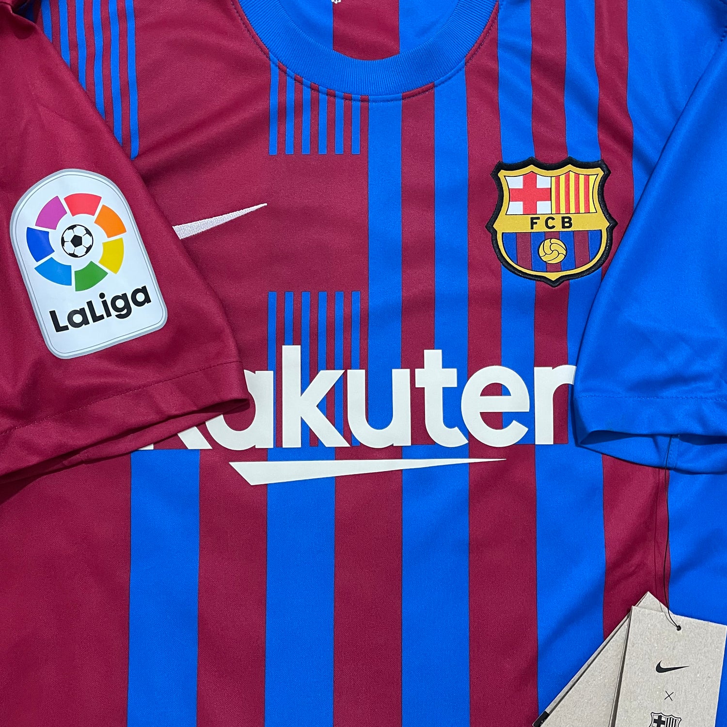 2021-2022 FC Barcelona camiseta local #3 Piqué (M) – Football and Shirts